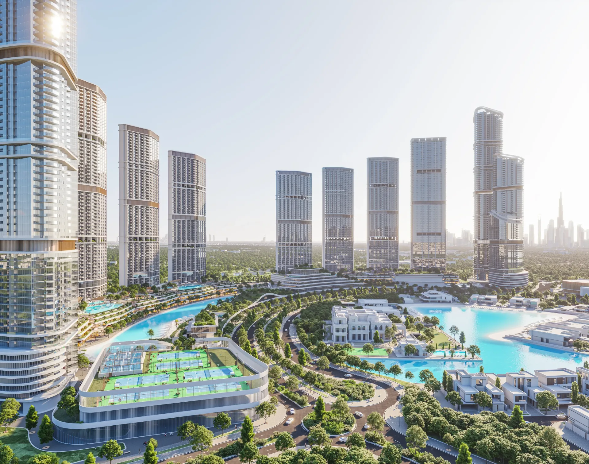 320 Riverside Crescent – Sobha Hartland 2 bokštai prie lagūnos